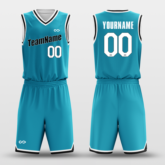 Blue Black - Custom Basketball Jersey Set Design for Team