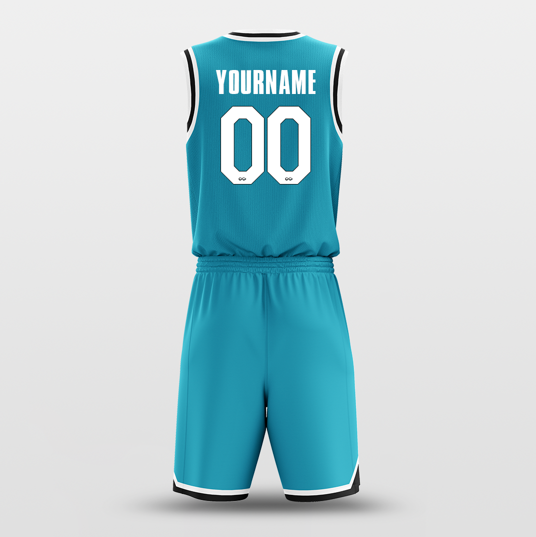Blue Black - Custom Basketball Jersey Set Design for Team