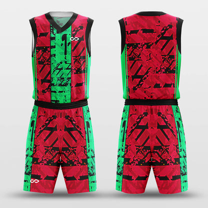 Camouflage- Custom Sublimated Basketball Jersey Set