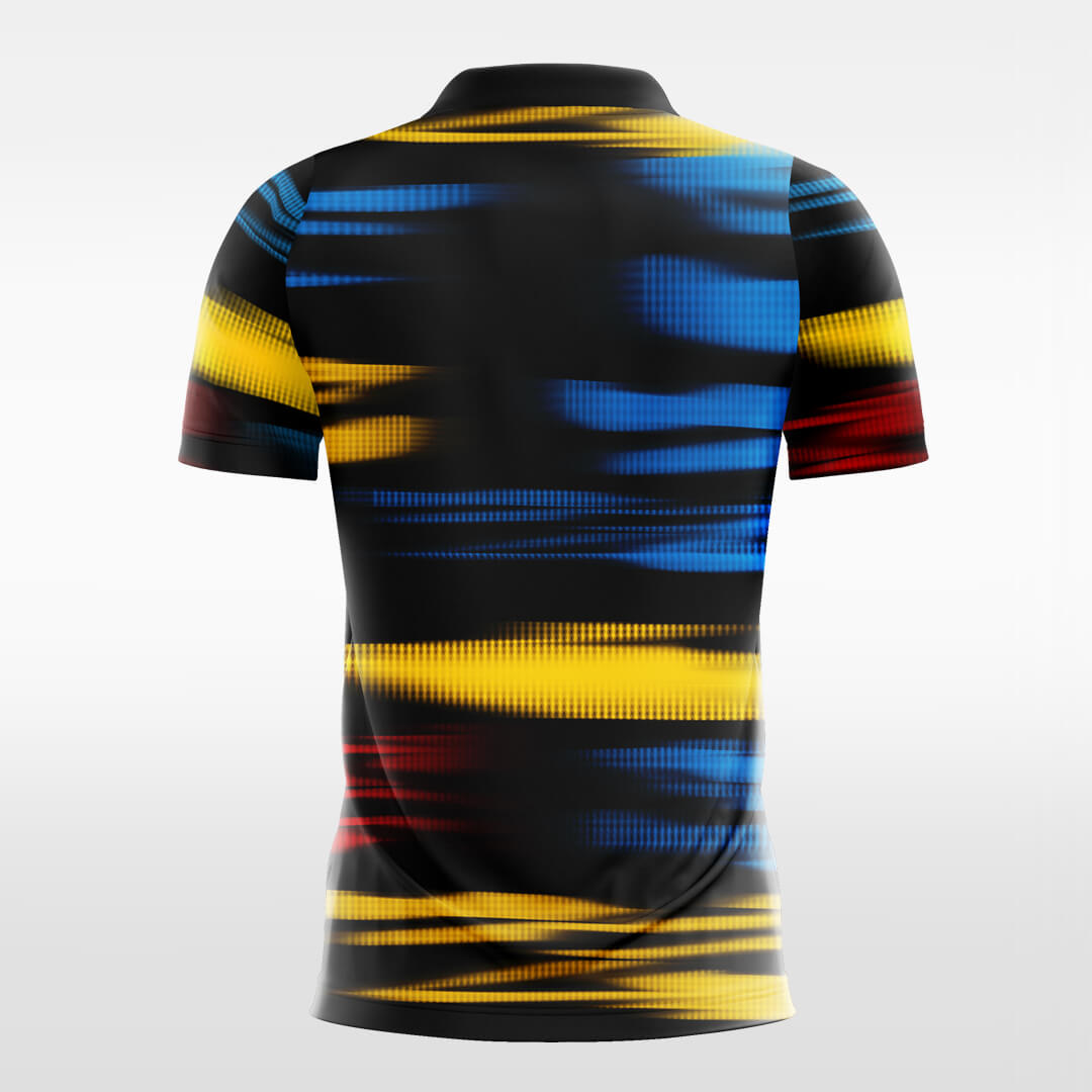 Custom Colorful Colorblock Print Sublimation Sport Soccer Tops Jersey