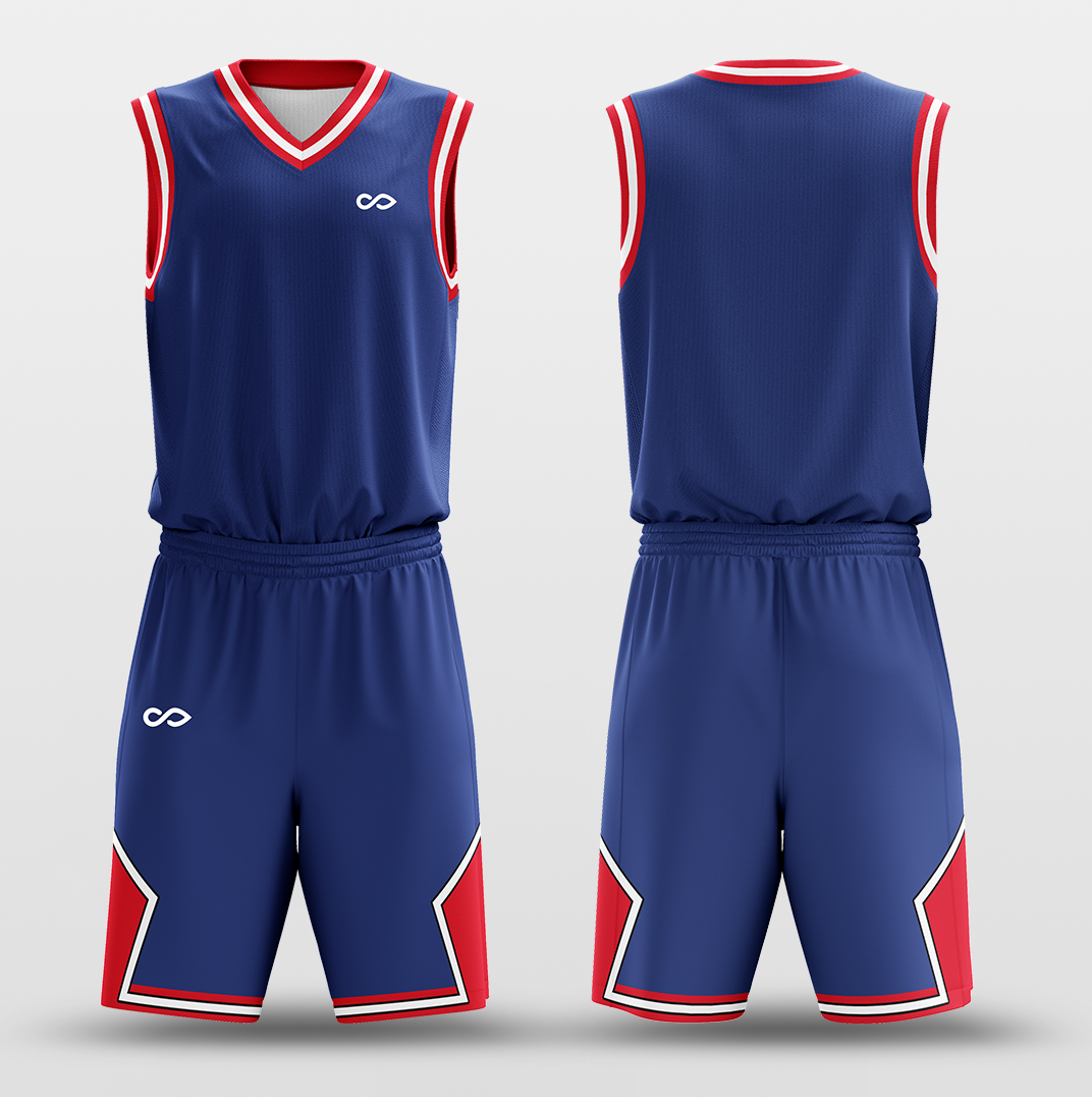 custom blue jerseys for basketball