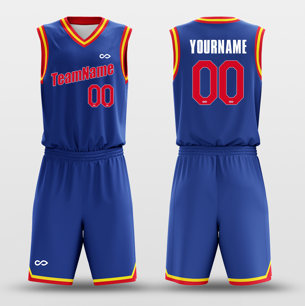 custom blue jerseys for team