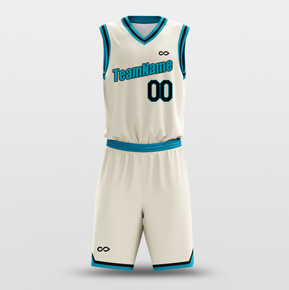 Khaki Green - Custom Basketball Jersey Set Design for Team