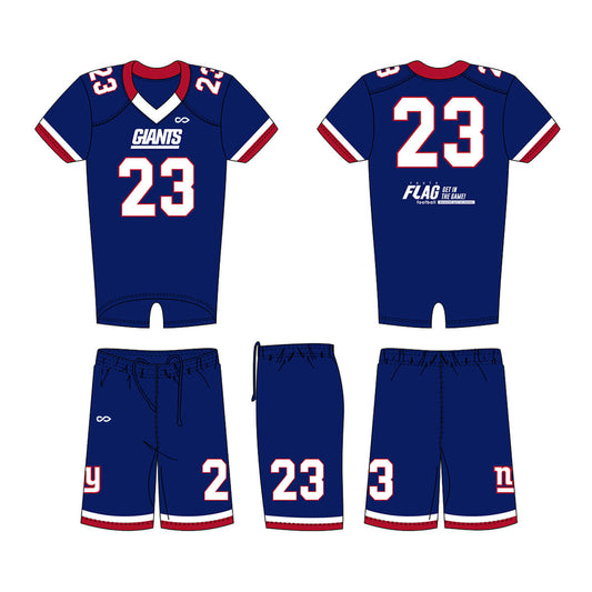 DarkBlue- Custom American Football Jersey Set