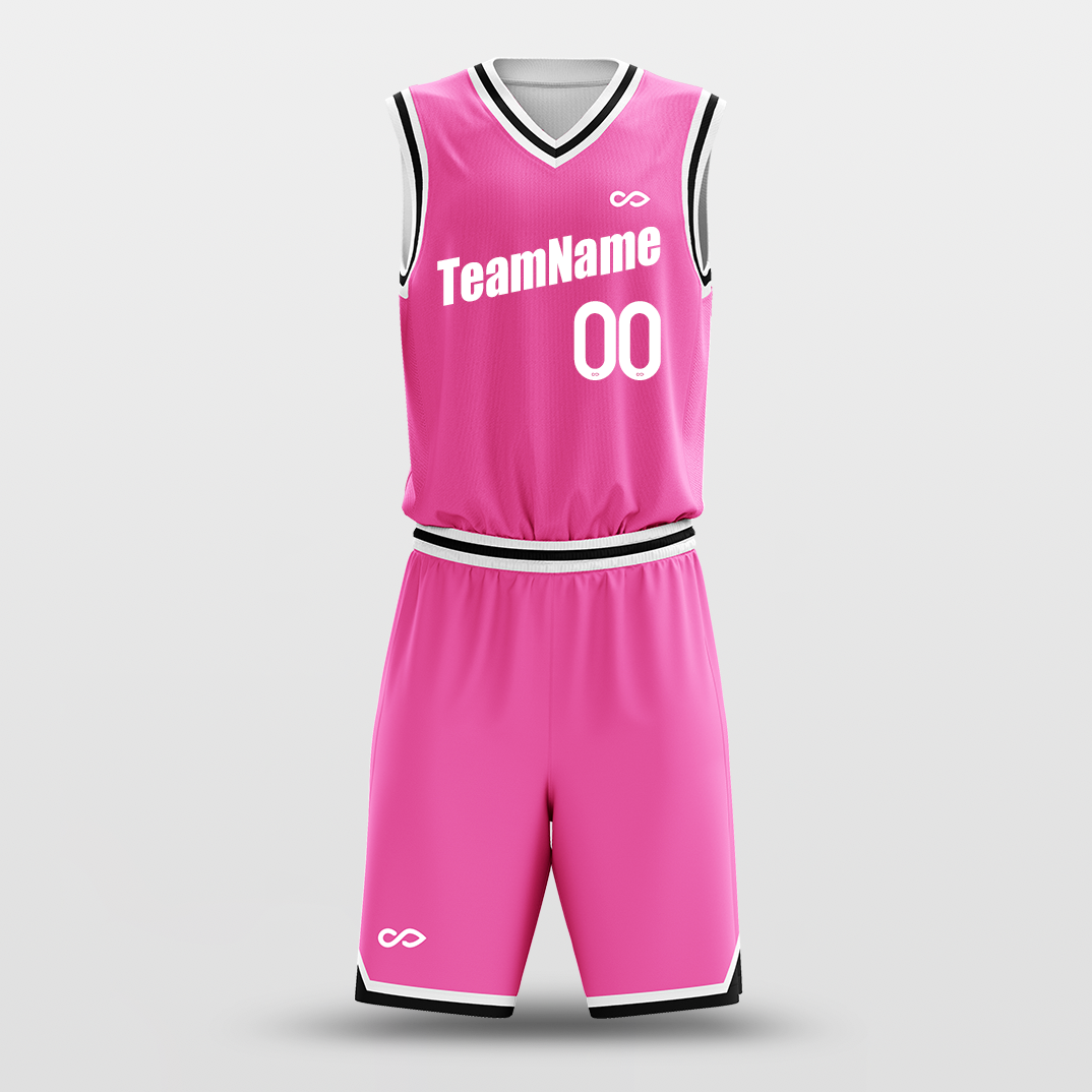 design pink basketball jerseys