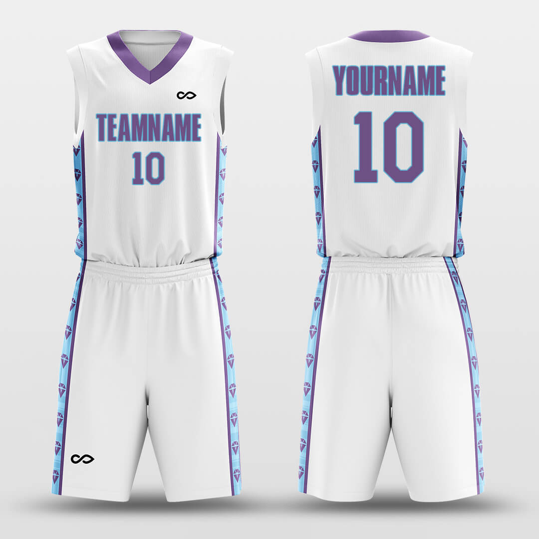 Custom Diamond Adult Youth Basketball Uniform