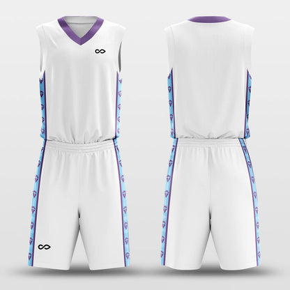 Custom Diamond Adult Youth Basketball Uniform