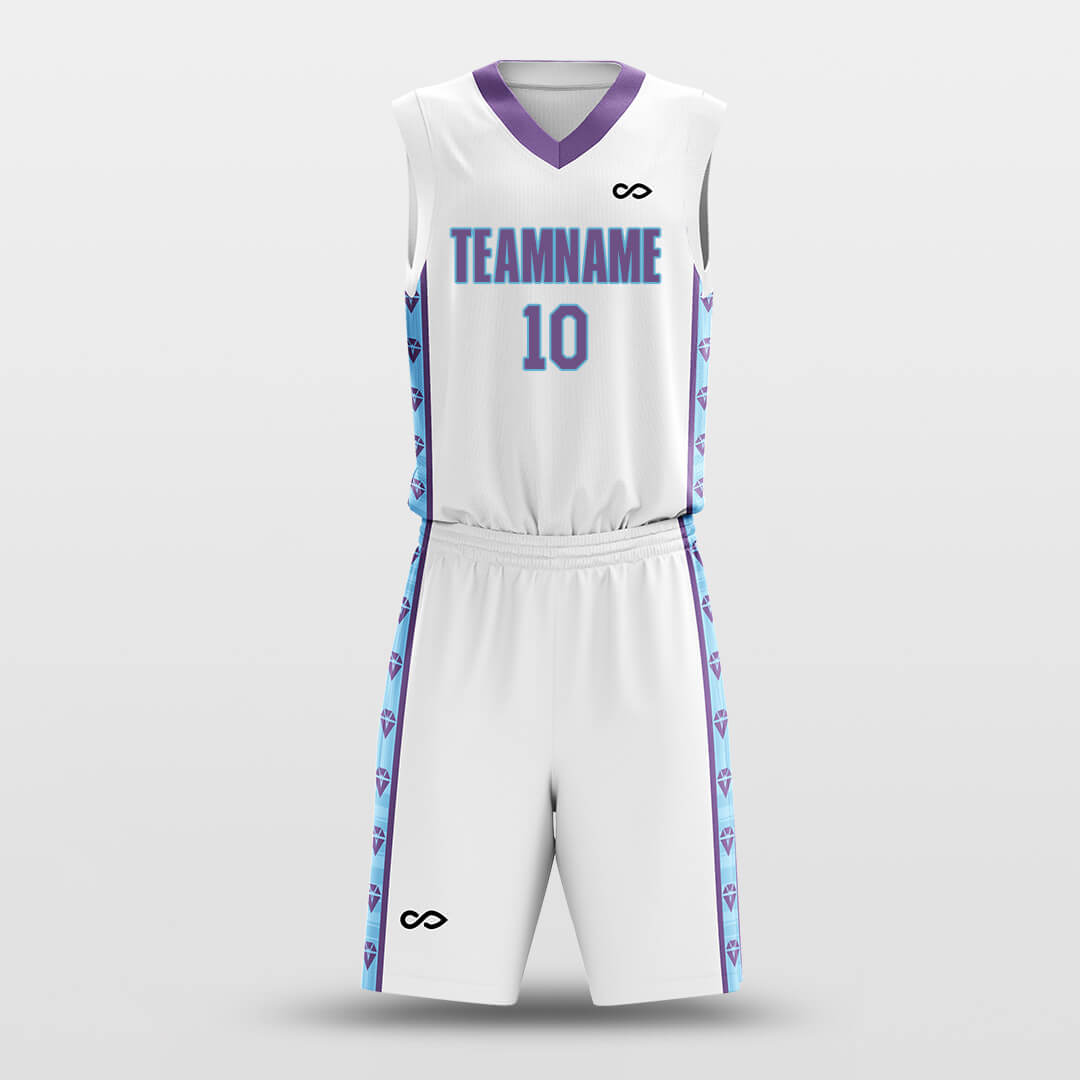 Custom Diamond Adult Youth Basketball Uniform