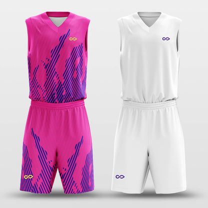Fsea-Grass - Custom Reversible Basketball Jersey Set Sublimated