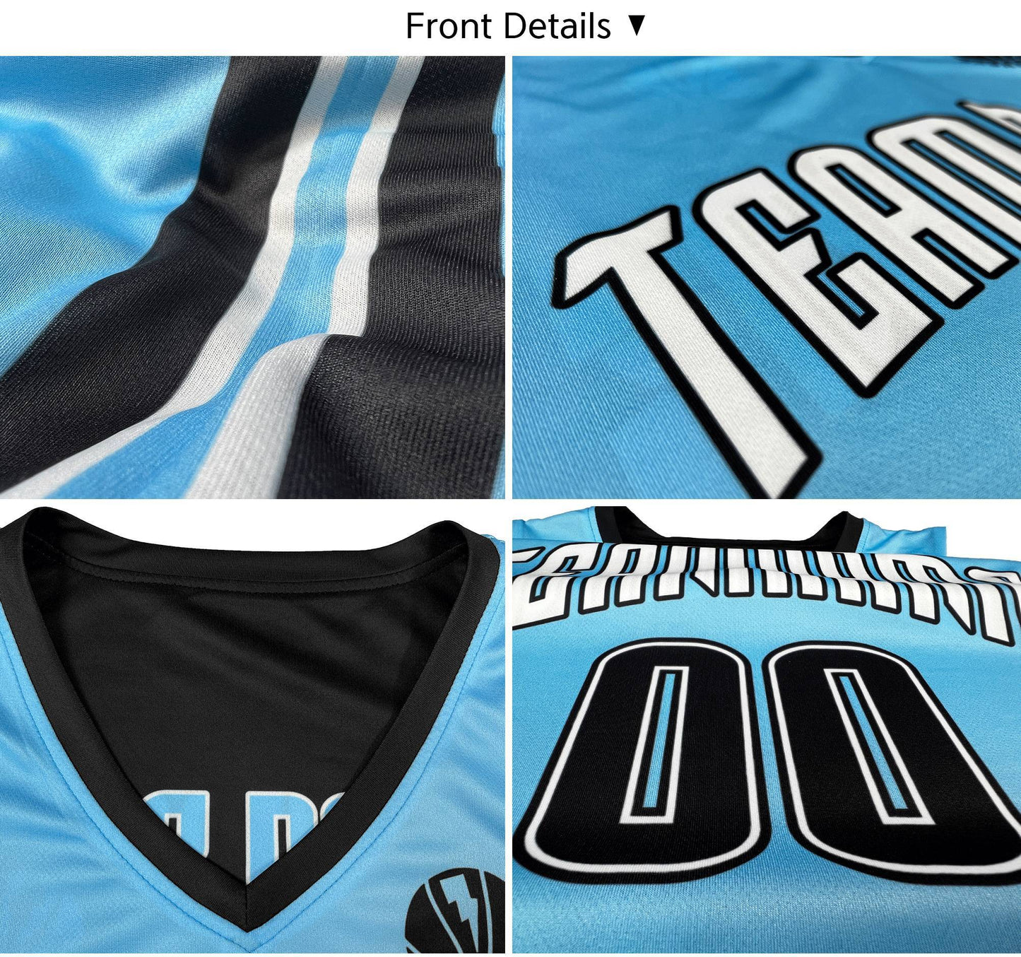 Custom Flicker Blue Adult Youth Reversible Basketball Jersey Set