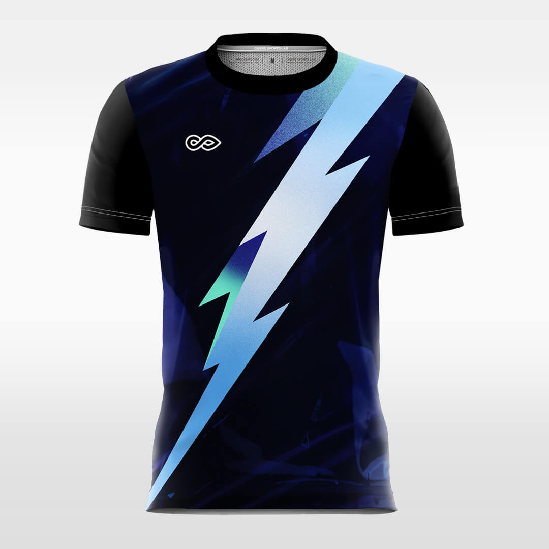 Custom Lighting Print Sublimation Sport Soccer Tops Jersey