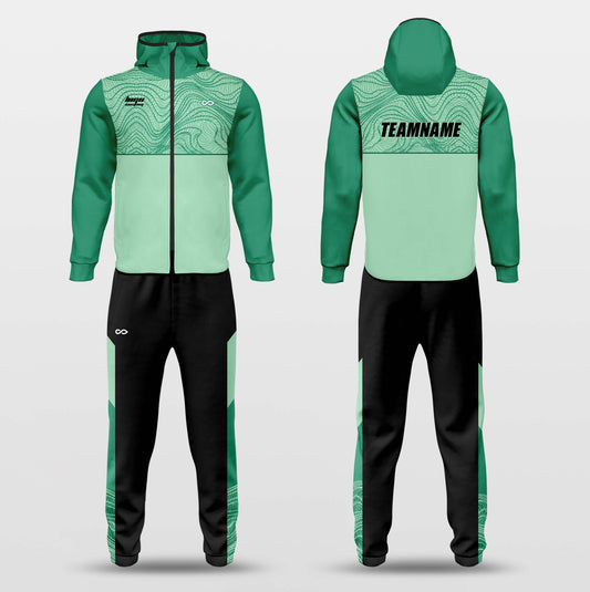 Custom Meridians Sweat Suit 2 Piece Outfit Casual Sports Tracksuits Set