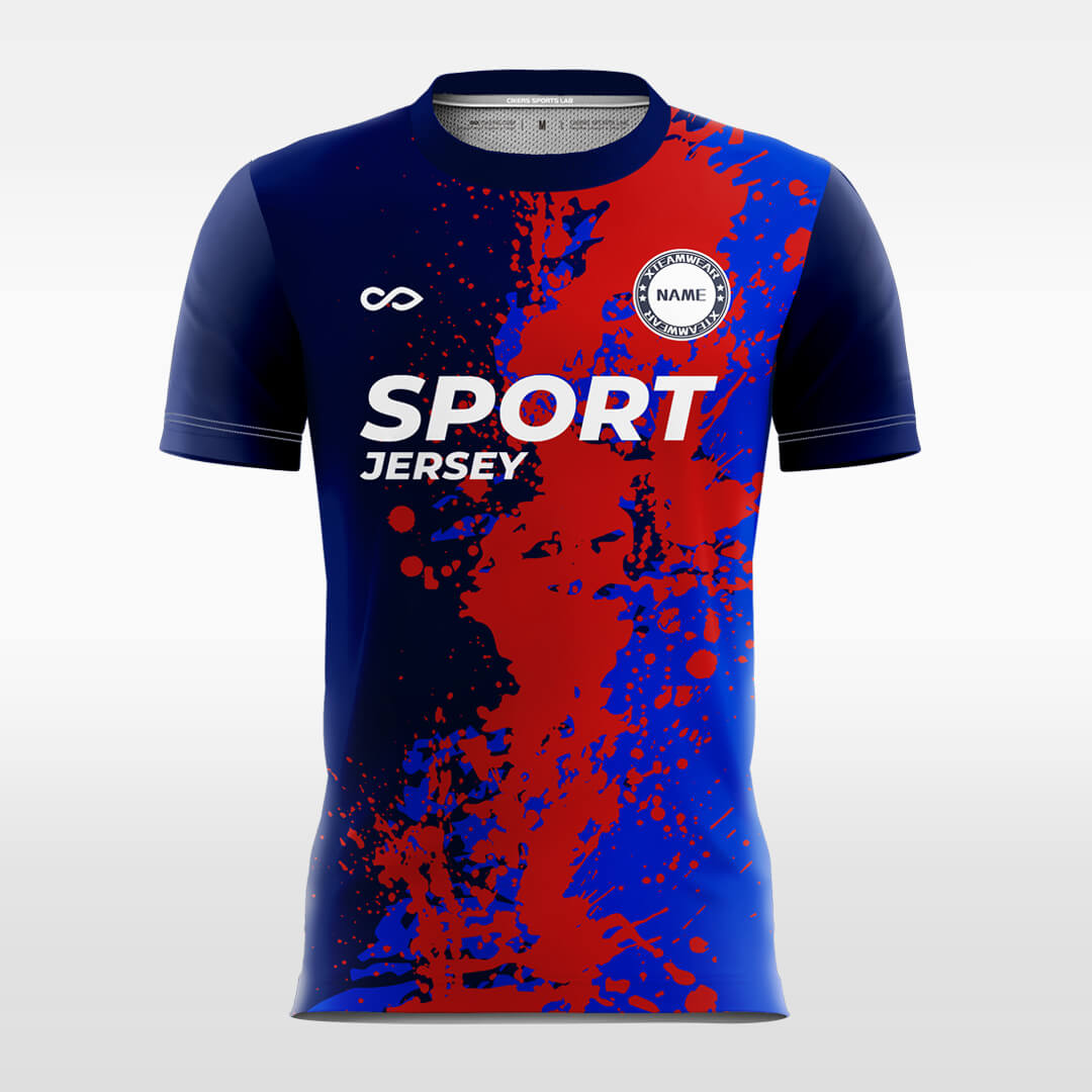 Custom Paintwork Print Sublimation Sport Soccer Tops Jersey