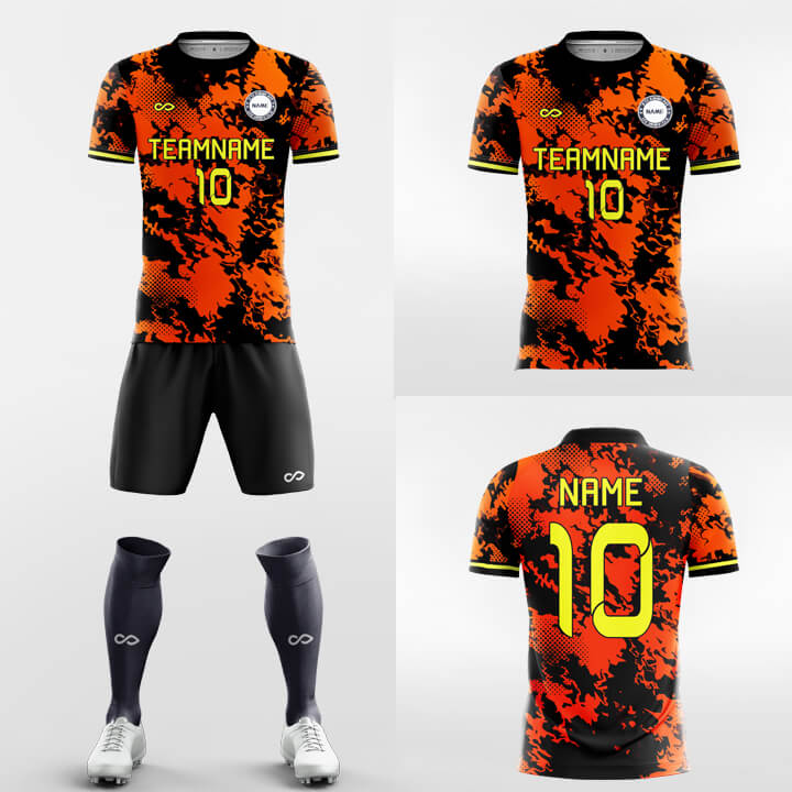 Custom Print All Over Print Training Uniform Soccer Sets Jersey Kit