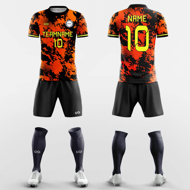 Custom Print All Over Print Training Uniform Soccer Sets Jersey Kit