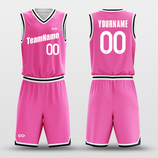 pink basketball jerseys