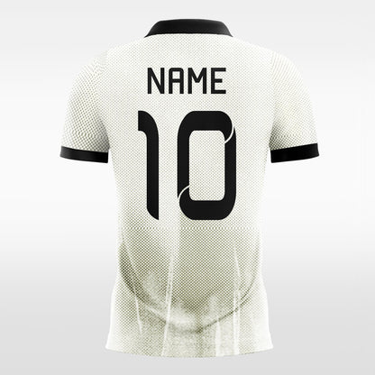 Custom Polka-Dotted Distressed Sublimation Soccer Uniform Jersey