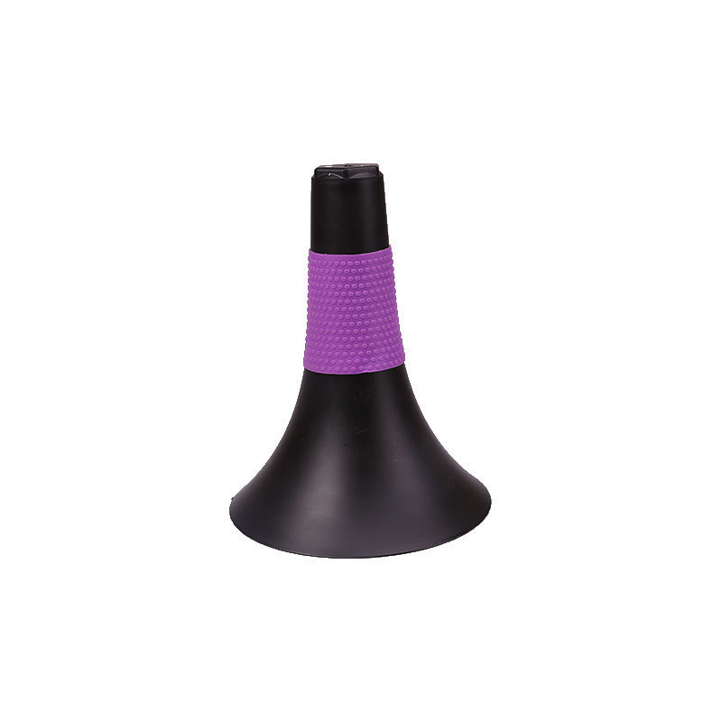 purple and black basketball training horn