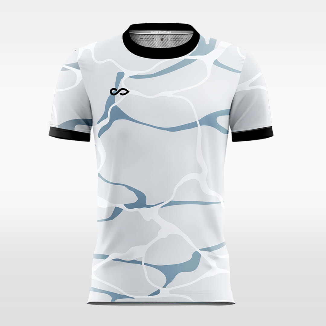 blue soccer jersey