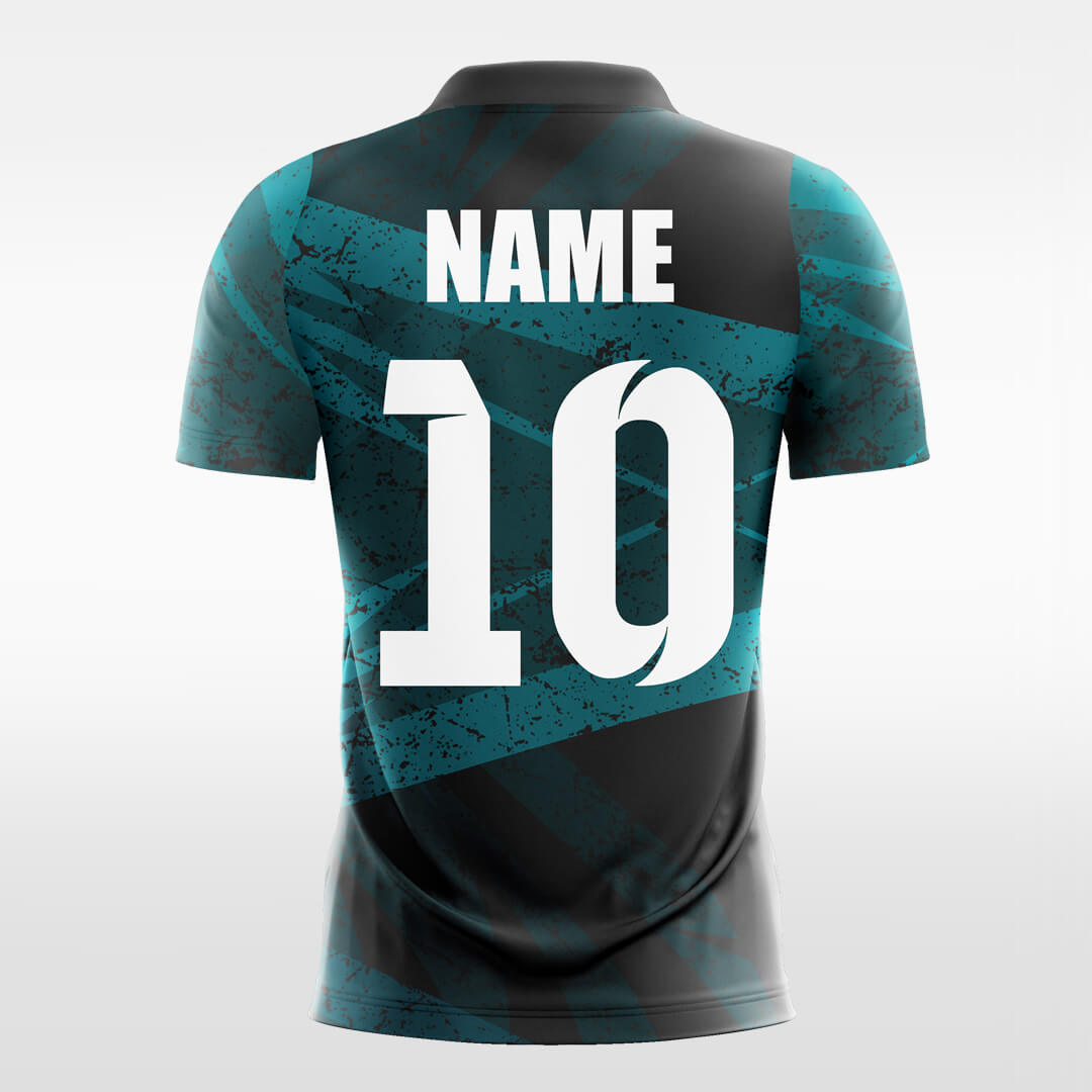 Custom Scrawl Print Sublimation Sport Soccer Tops Jersey