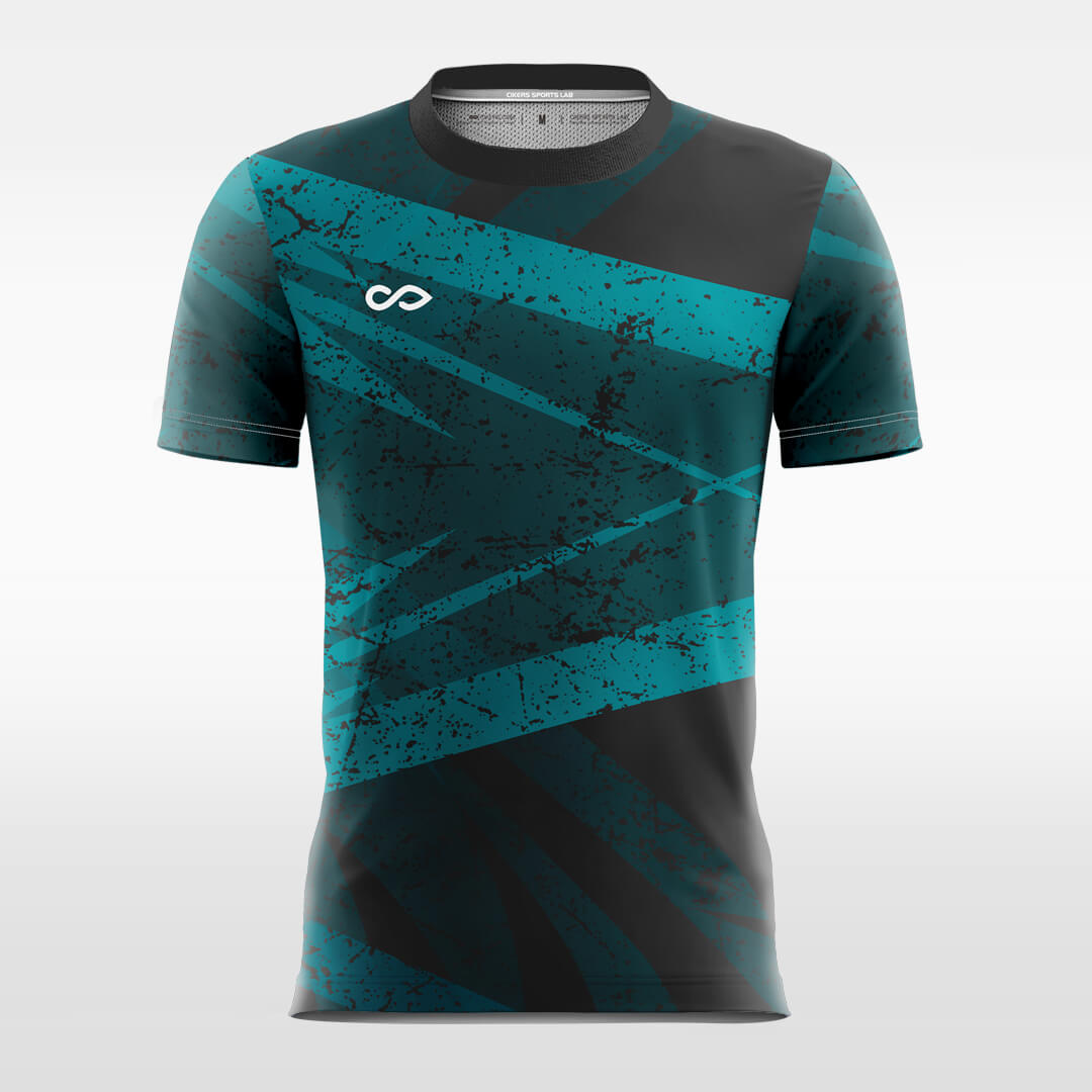 Custom Scrawl Print Sublimation Sport Soccer Tops Jersey