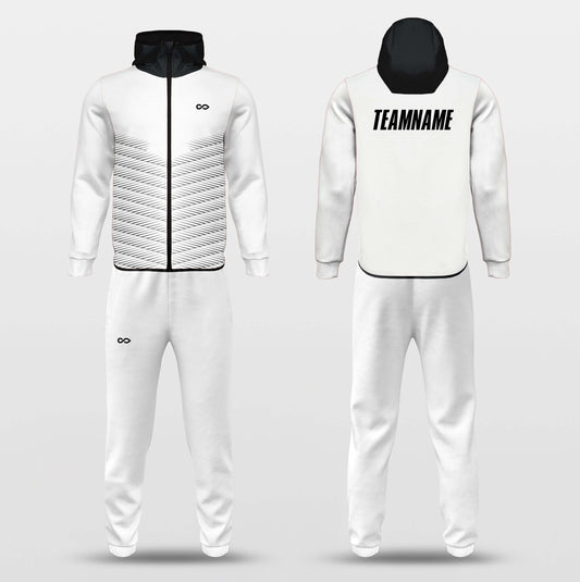 Custom Shaver Sweat Suit 2 Piece Outfit Casual Sports Tracksuits Set