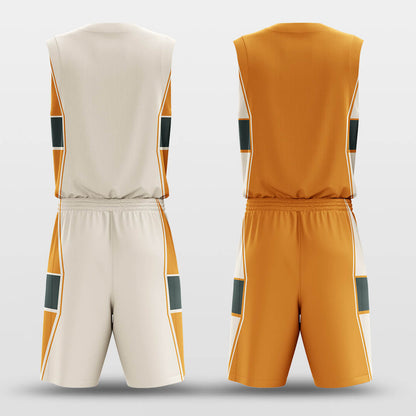 Custom Sheik Tribal Basketball Jersey Set Reversible Uniform