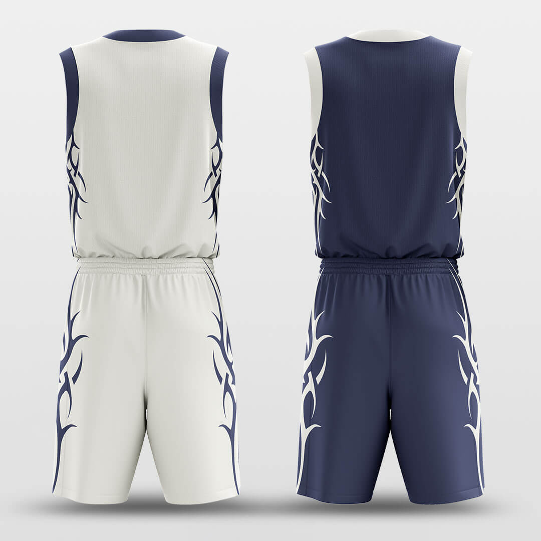 Custom Adult Youth Thorns Basketball Jersey Set Reversible Uniform