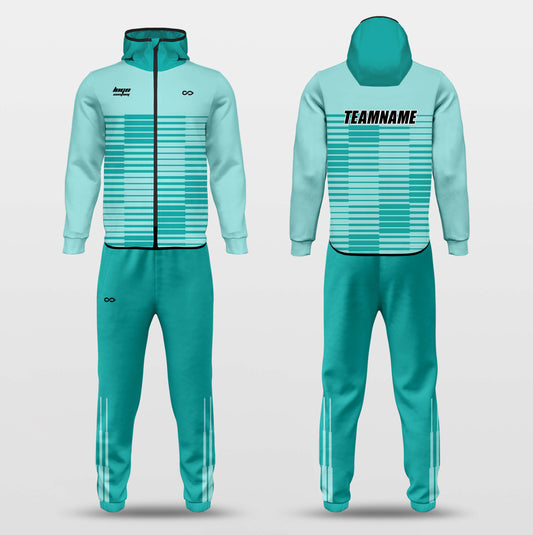 Custom Trajectory Sweat Suit 2 Piece Outfit Casual Sports Tracksuits Set