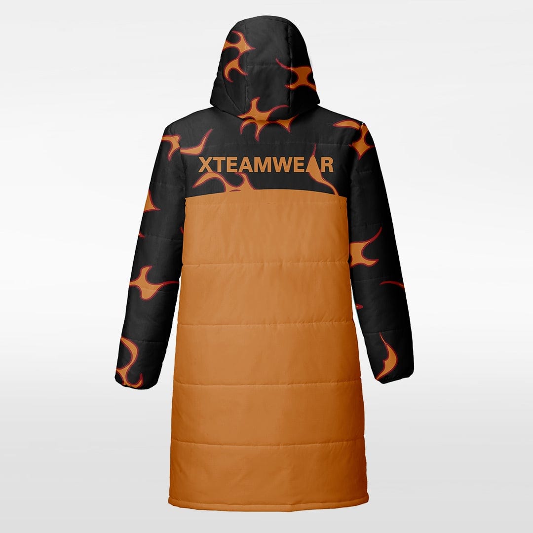 Fire Sublimated Long Coat for Winter 