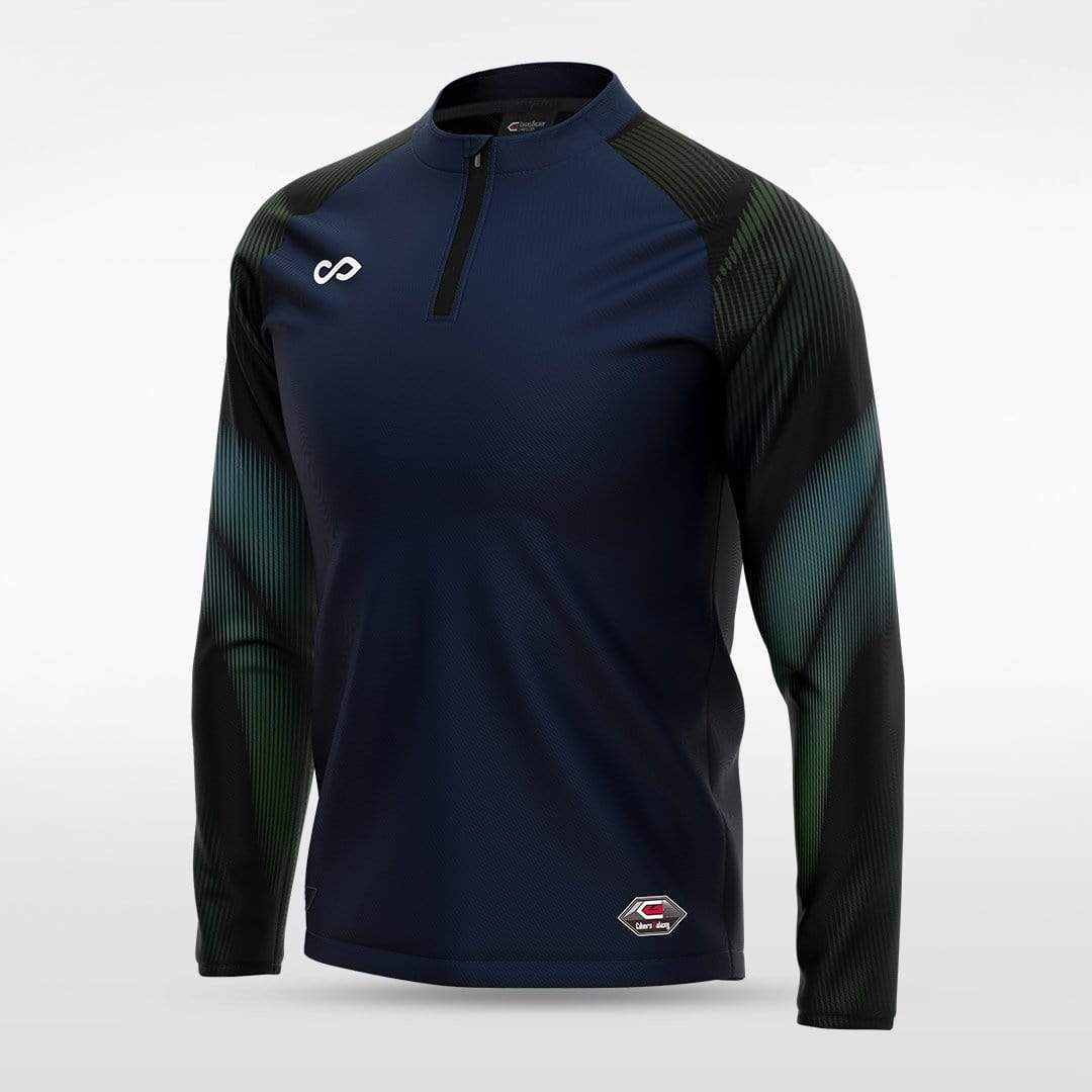 Navy Embrace Aurora Men 1/4 Zip Jersey for Team