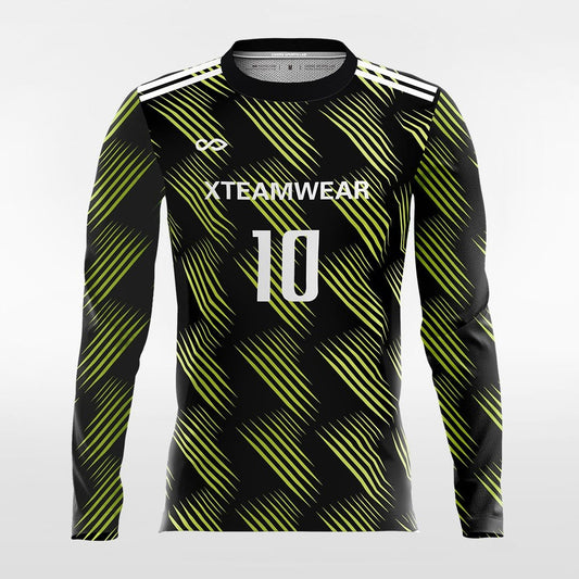 Retro 2- Custom Long Sleeve Volleyball Jersey Sublimated