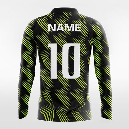 Retro 2- Custom Long Sleeve Volleyball Jersey Sublimated