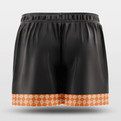 Orange Custom Training Shorts