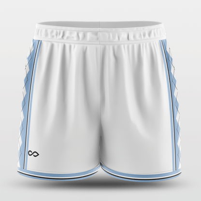 Carolina Blue Customized track Shorts