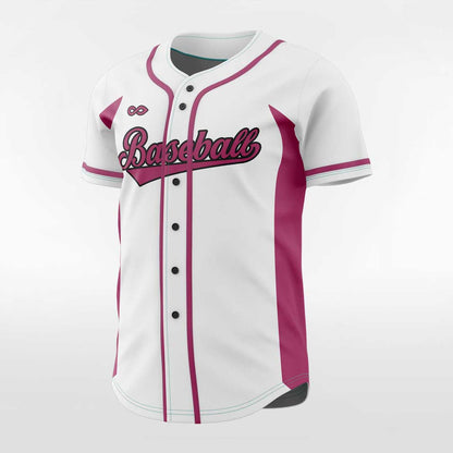 Grape - Customized Men's Sublimated Button Down Baseball Jersey