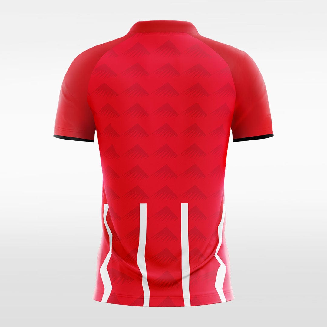 Custom Red Men's Sublimated Soccer Jersey