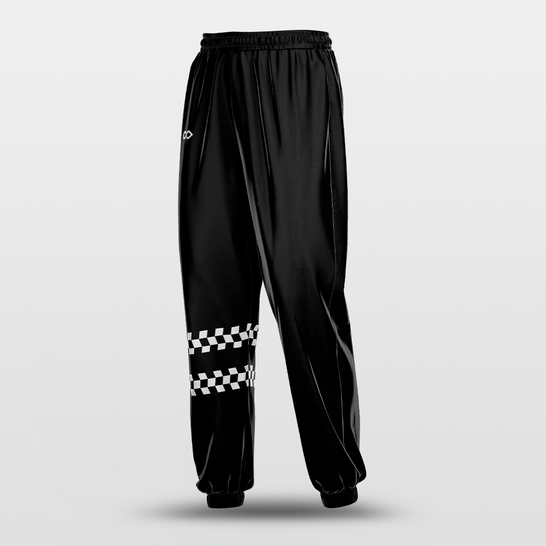 Checkerboard Basketball Training Pants Design