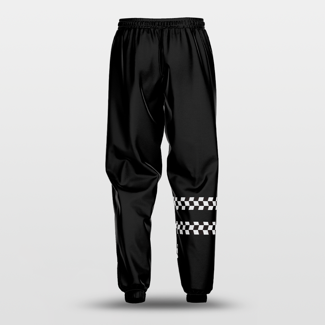 Checkerboard Custom Basketball Training Pants Design