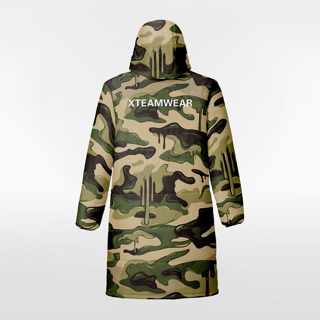 Camouflage Sublimated Long Coat for Winter 