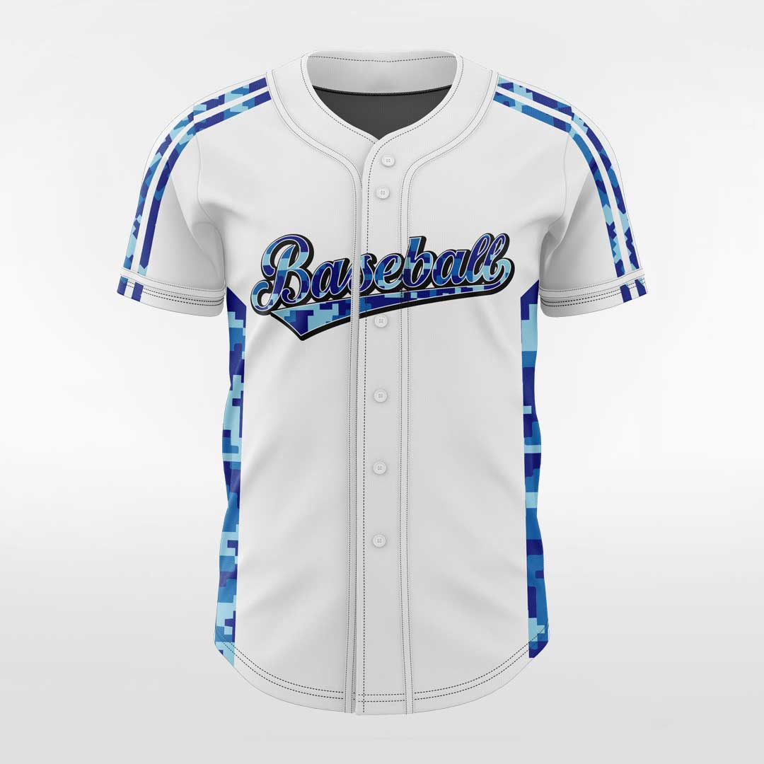 Swordfish - Customized Men's Sublimated Button Down Baseball Jersey