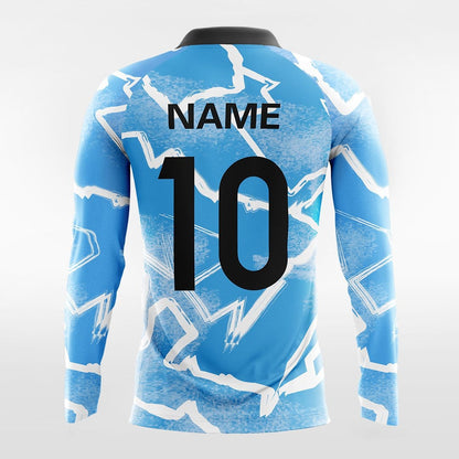 Pop Camouflage 4 - Custom Long Sleeve Volleyball Jersey Sublimated