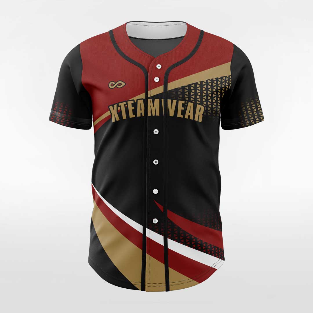 Victory Road - Customized Men's Sublimated Button Down Baseball Jersey