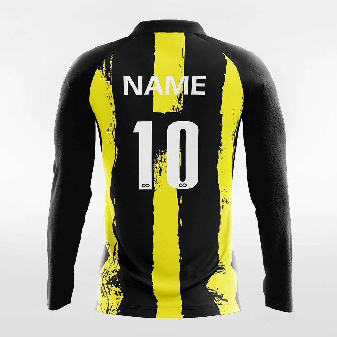 Classics 1- Custom Long Sleeve Soccer Jersey Sublimated Yellow