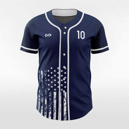 Mercury - Customized Men's Sublimated Button Down Baseball Jersey