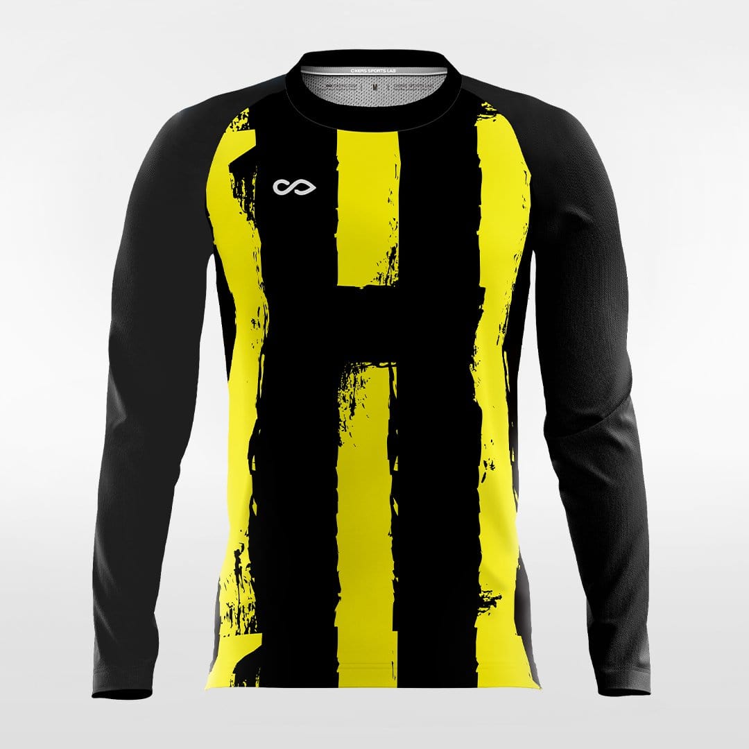 Classics 1- Custom Long Sleeve Soccer Jersey Sublimated Yellow