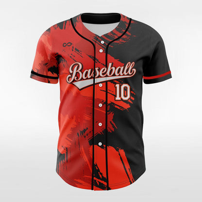 Ink 2 - Customized Men's Sublimated Button Down Baseball Jersey