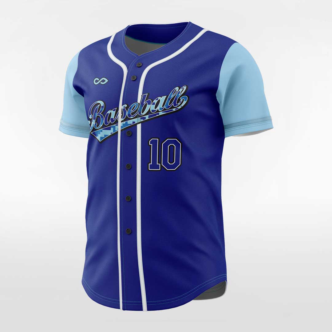 Mosaic - Customized Men's Sublimated Button Down Baseball Jersey