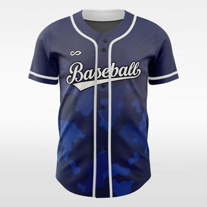 Camouflage 2 - Customized Men's Sublimated Button Down Baseball Jersey