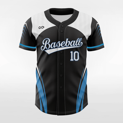 Blackfish - Customized Men's Sublimated Button Down Baseball Jersey